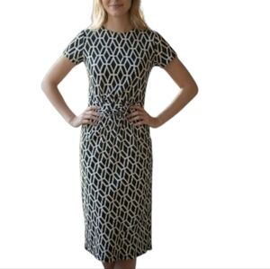 New York and Co Womens Dress Black And White Dress